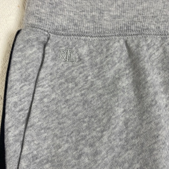 Ralph Lauren Jersey Grey Black & White Side Stripes Skirt XS - Picture 3 of 8